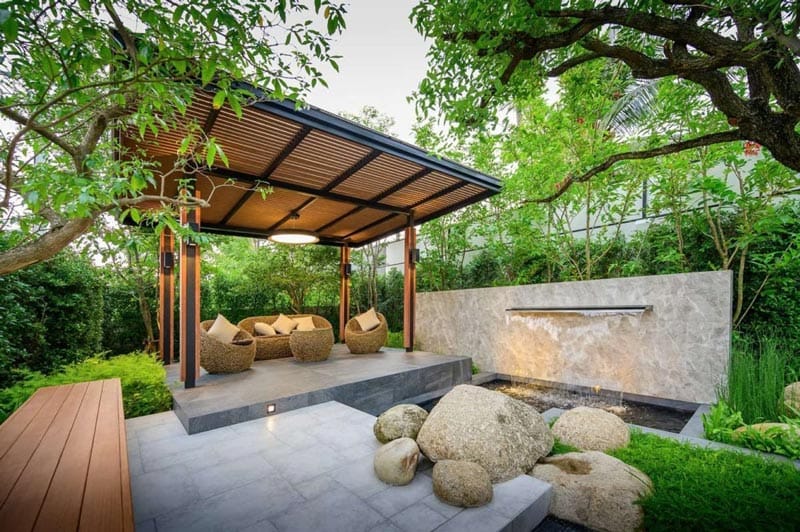 Thiết kế nhà chòi trong sân vườn: Biến không gian xanh thành ốc đảo thư giãn