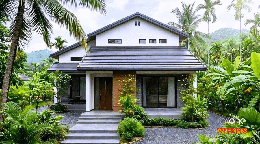 Nhà vườn 2 tầng 3 ngủ, 1 thờ, 14x14m – V2T3N263