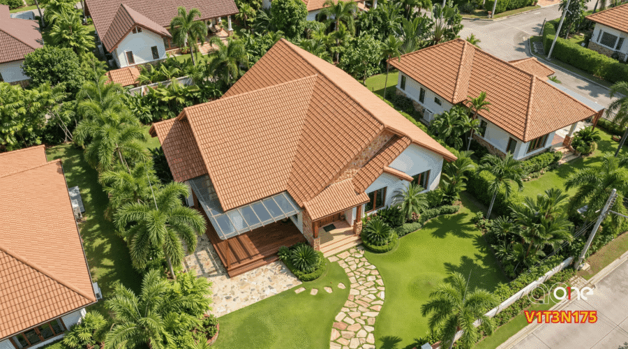 Nhà vườn 3 ngủ, 12,5x14m – V1T3N175